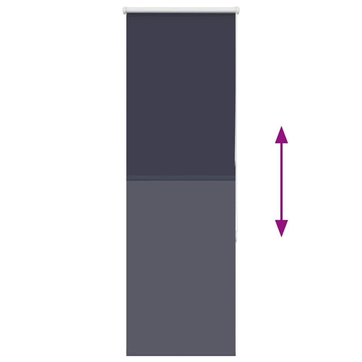 VIDAXL Store enrouleur occultant largeur du tissu 45,7 cm polyester