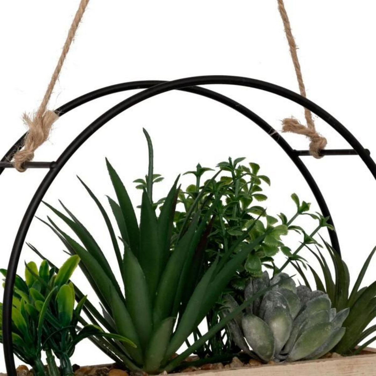 ATMOSPHERA Plantes Artificielles à Suspendre  Krist  20cm Naturel