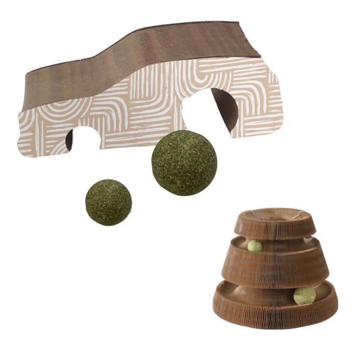 Paris Prix Jouet Griffoir Pour Chat  Magique  18cm Naturel