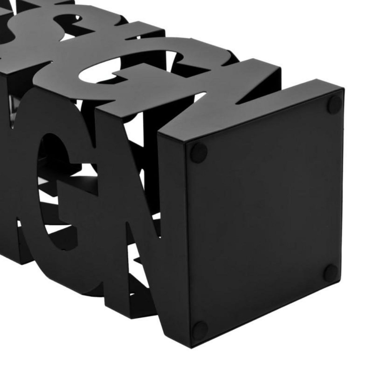 VIDAXL Porte parapluie Design Acier Noir