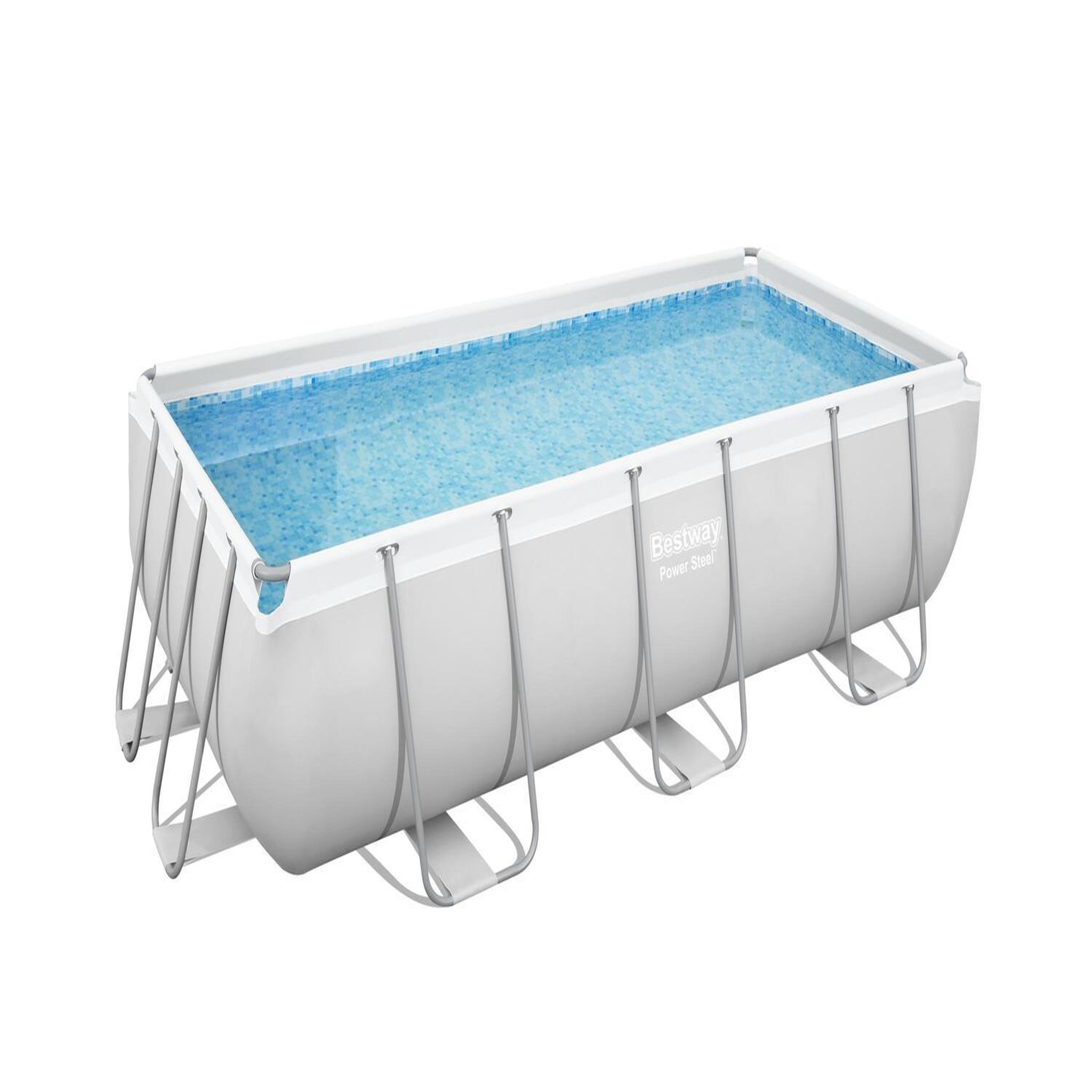 Voir la diapositive 1 : CONCEPT USINE Piscine tubulaire rectangulaire 404 x 201 x 1 m hawi