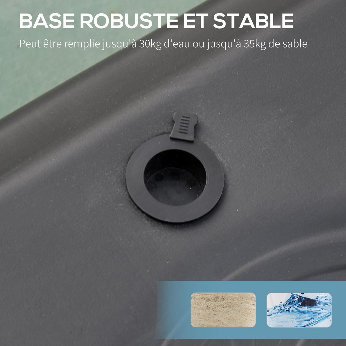 HOMCOM Panier de Basket-Ball sur pied avec poteau panneau, base de lestage sur roulettes hauteur réglable 1,55 - 2,1 m rouge noir