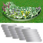 Voir la diapositive 1 : VIDAXL Cloture de pelouse 20 pcs Acier galvanise 100x20 cm