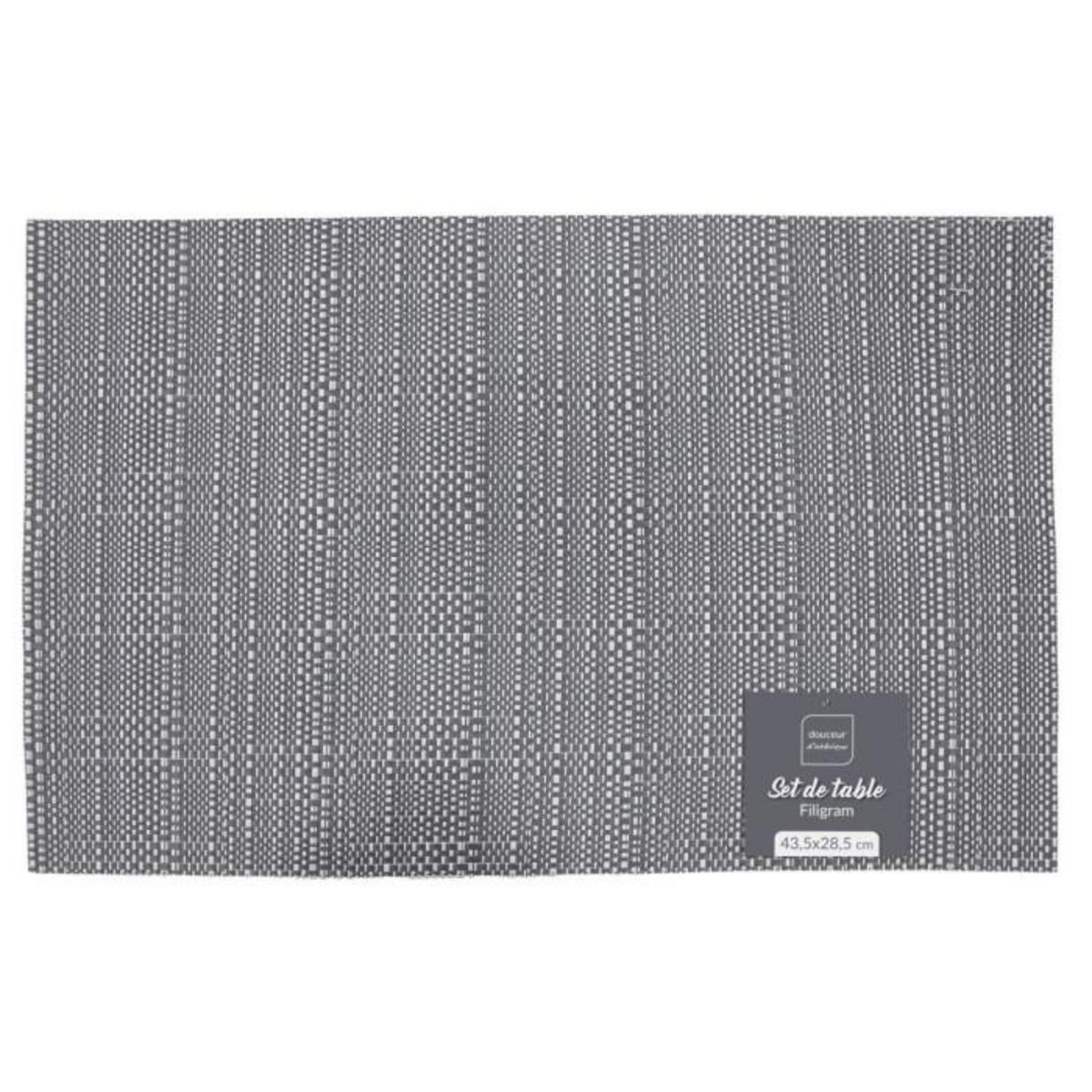 Paris Prix Set de Table  Filigram  28x43cm Gris