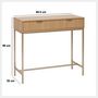 Voir la diapositive 6 : FIVE Console 2 tiroirs en bois TASSO - Marron