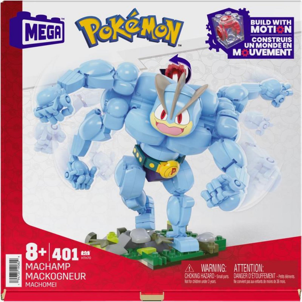 MEGABLOKS Jeu de construction Mega Pokémon Mackogneur Mécanisé