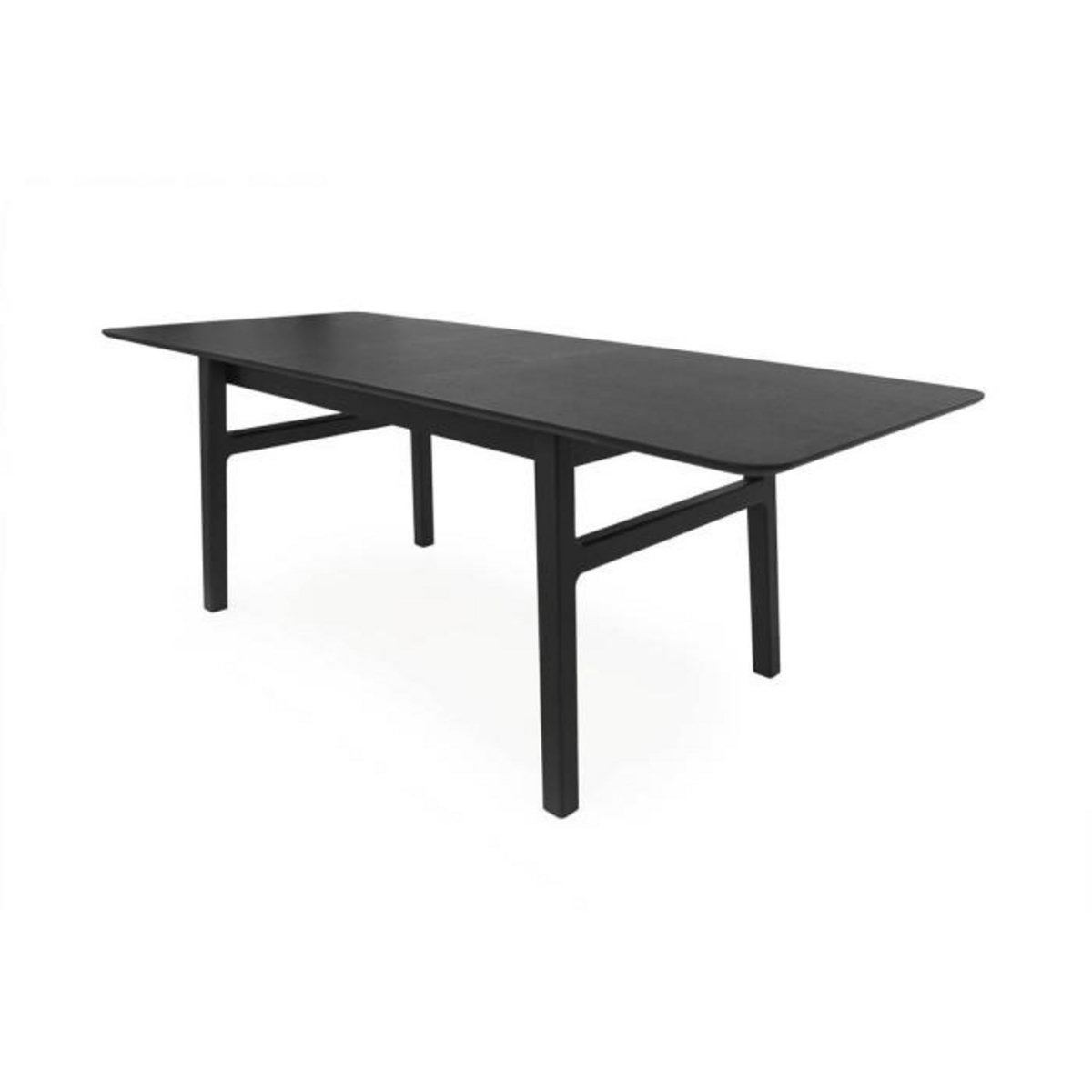 Paris Prix Table à Manger Extensible  Butterfly  180-220cm Noir