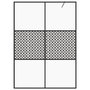 Voir la diapositive 3 : VIDAXL Paroi de douche avec verre ESG transparent 140x195 cm Noir