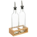 FIVE Set Huile & Vinaigre  Bambou  32cm Transparent