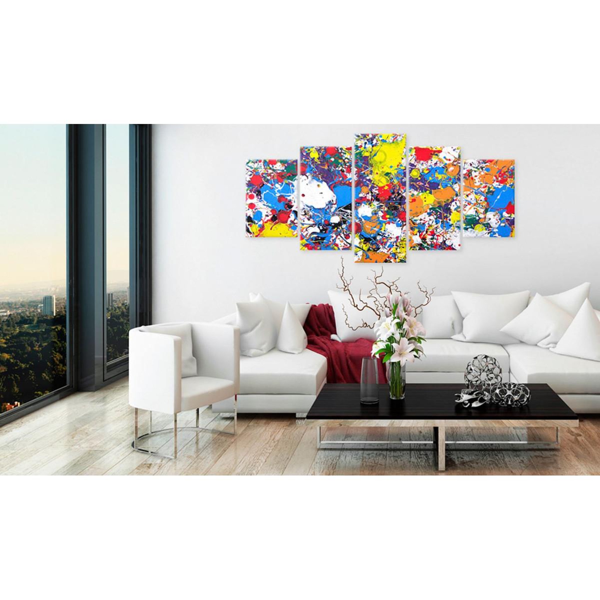 Voir la diapositive 2 : Paris Prix Tableau Imprimé  Colourful Imagination