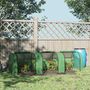 Voir la diapositive 2 : OUTSUNNY Mini serre de jardin serre à tomates 2,95L x 1l x 0,8H m acier PE haute densité 140 g/m² anti-UV 3 fenêtres zip enroulables vert