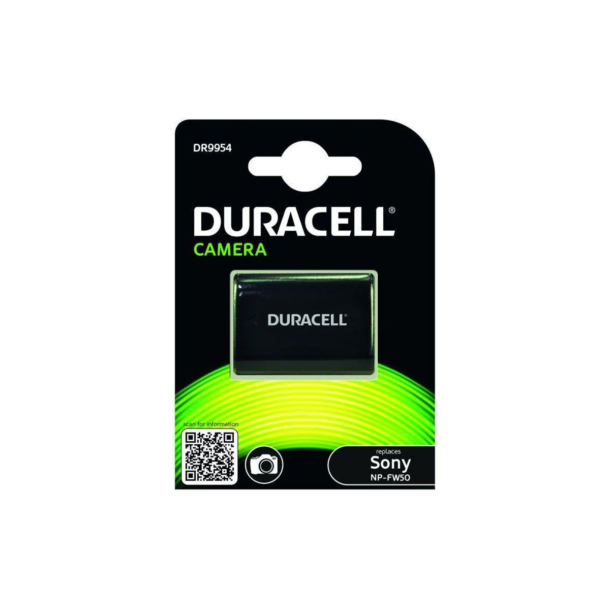Duracell Batterie NP-FW50 pour appareil photo Sony