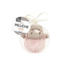 Voir la diapositive 4 : Paris Prix Peluche Enfant dans Boule  Hippo  12cm Rose