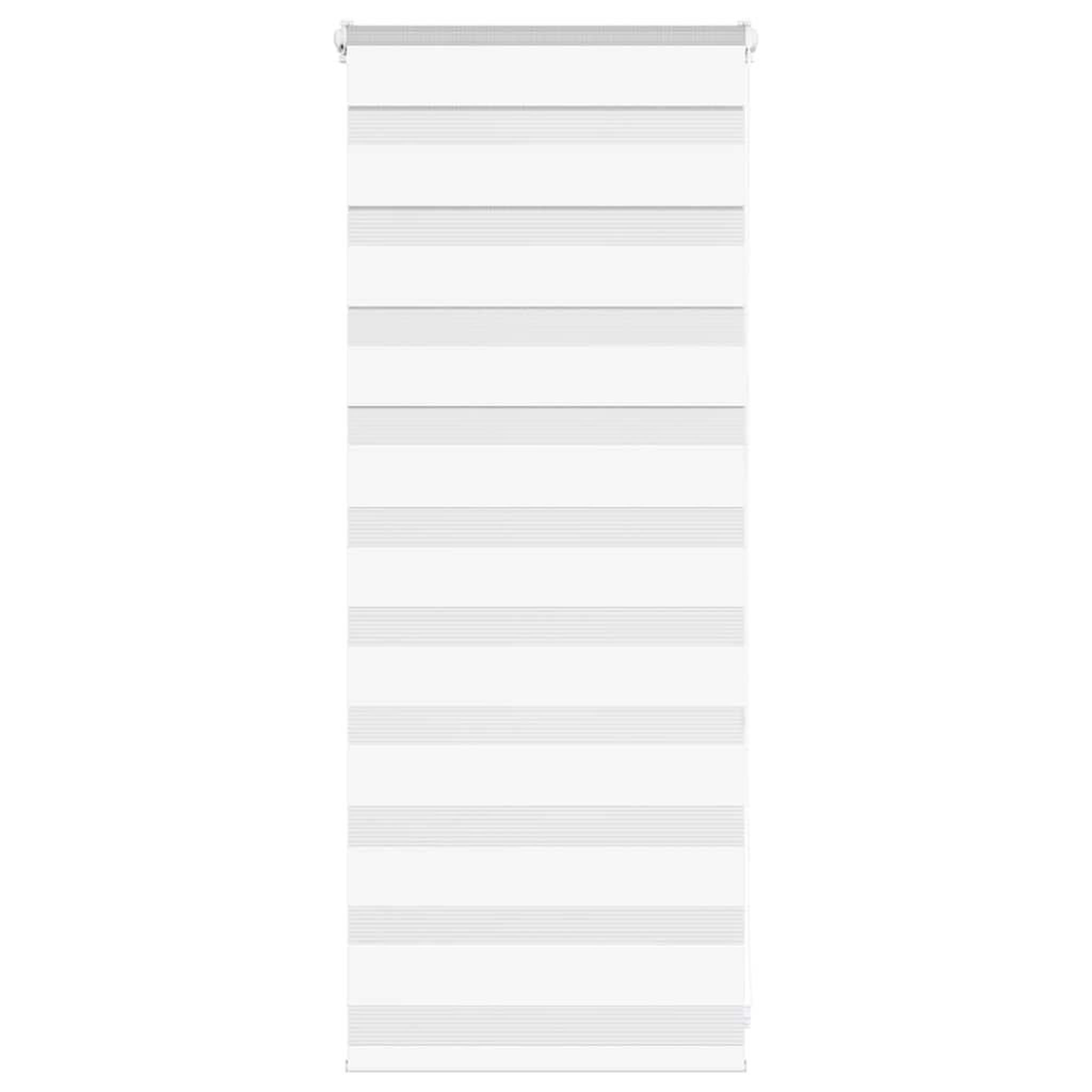 VIDAXL Store zebre blanc 65x100 cm largeur du tissu 60,9 cm polyester