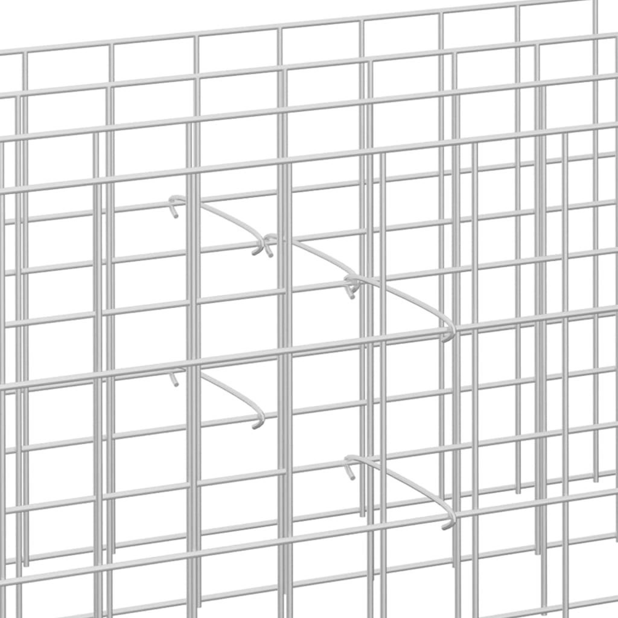 Voir la diapositive 3 : VIDAXL Crochets de gabion 100 pcs Acier galvanise 40 cm