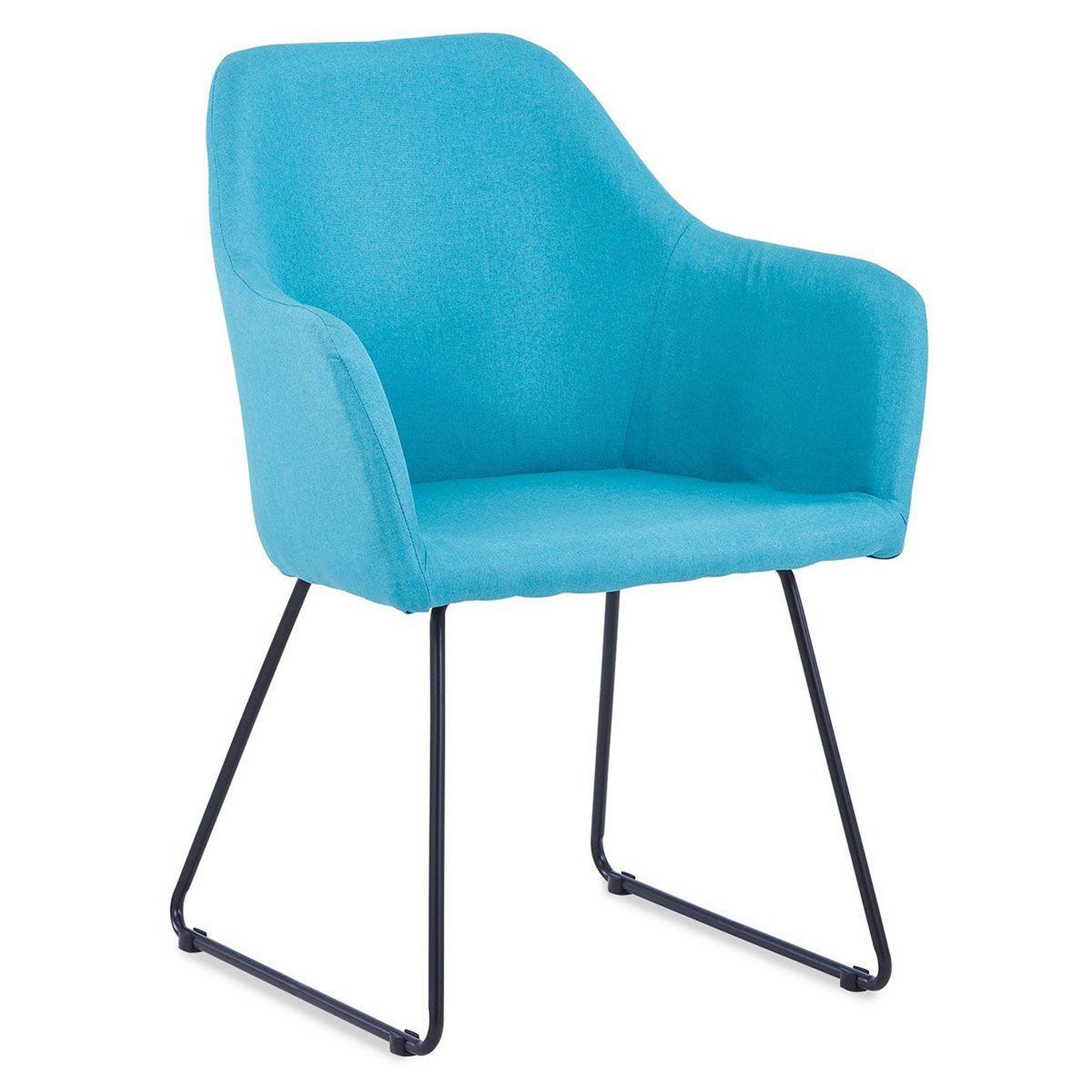Voir la diapositive 1 : Paris Prix Fauteuil design  blida  87cm bleu & noir