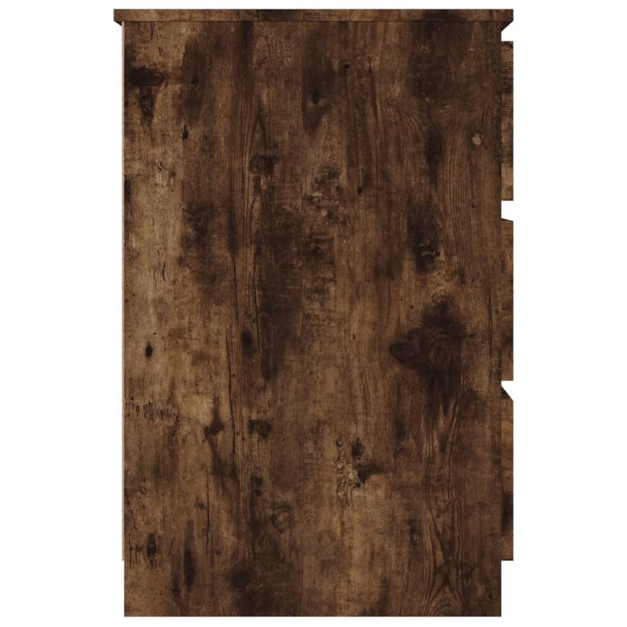 Voir la diapositive 4 : VIDAXL Bureau Chene fume 140x50x77 cm Bois d'ingenierie