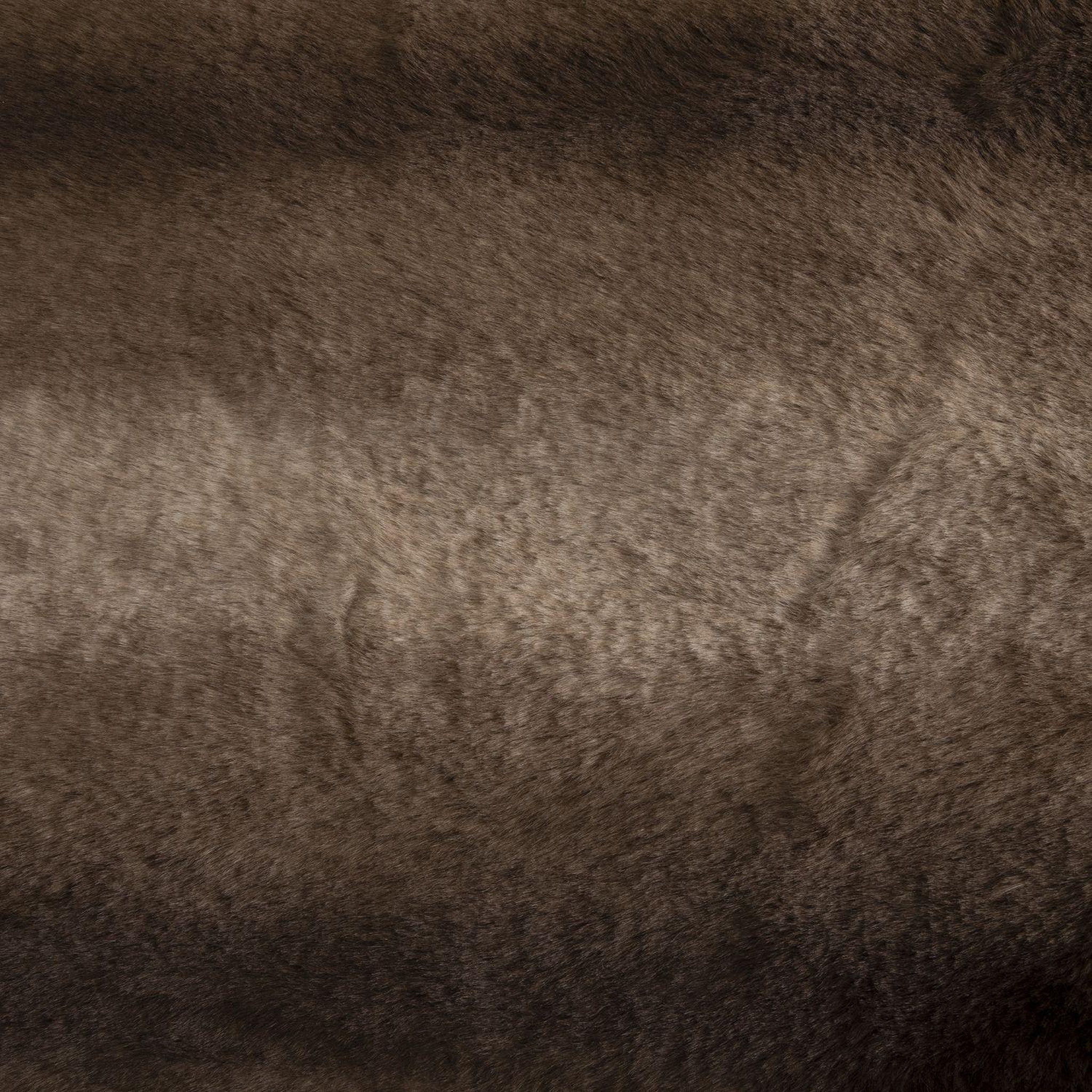 Voir la diapositive 4 : ATMOSPHERA Plaid imitiation fourrure Grizzli - 230x180 cm - Marron