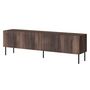 Voir la diapositive 4 : BEST MOBILIER Salvador - meuble tv - effet bois - 4 portes - 191 cm