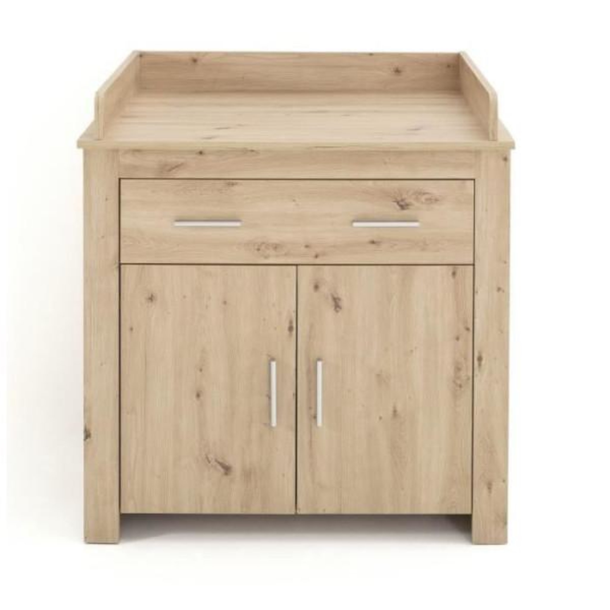 Voir la diapositive 4 : Trendteam Chambre bébé Trio : Lit 70 x 140 cm + Commode a langer + Armoire AHOI - Chene - TREND TEAM