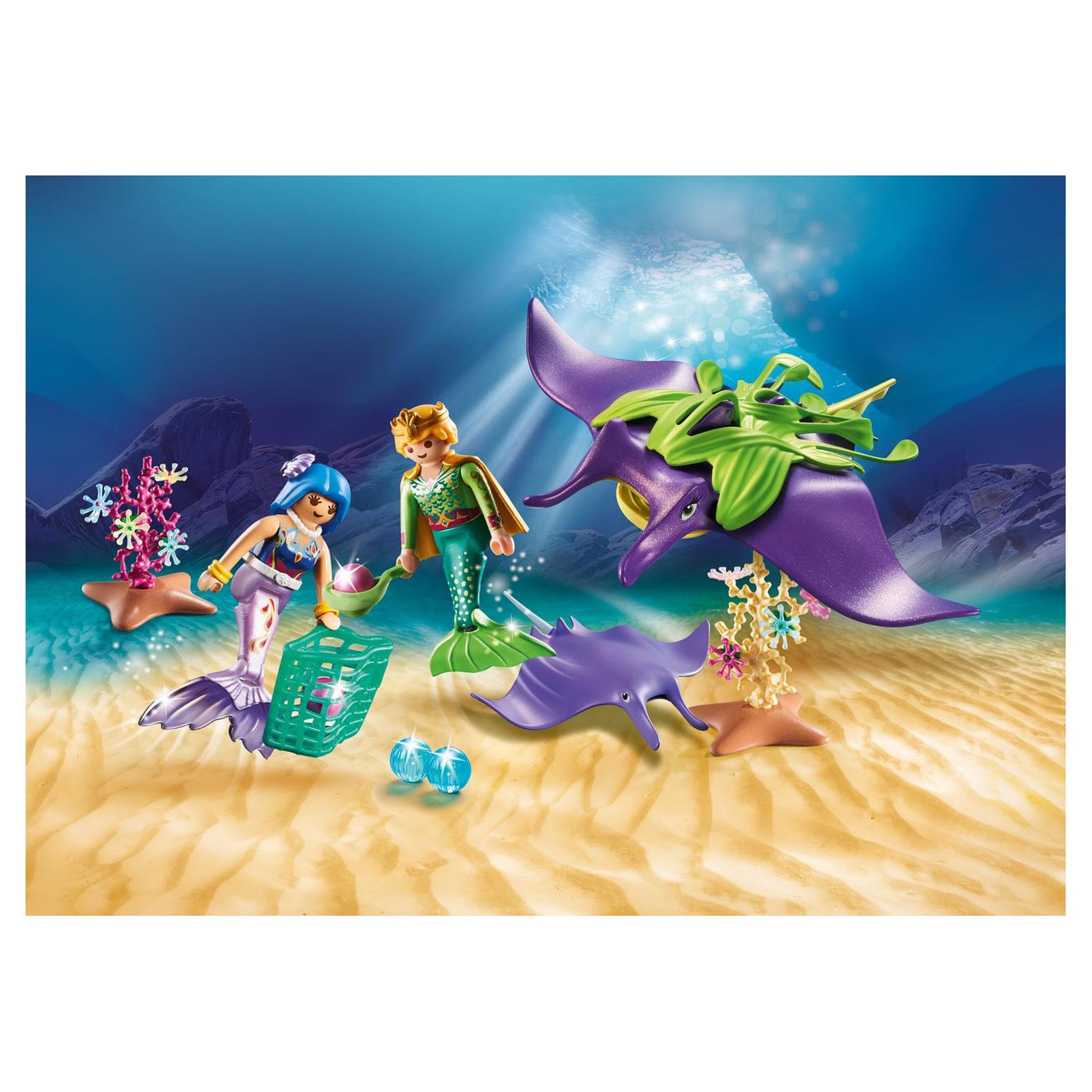 Voir la diapositive 6 : PLAYMOBIL 70099 - Magic - Chercheurs de perles et raies