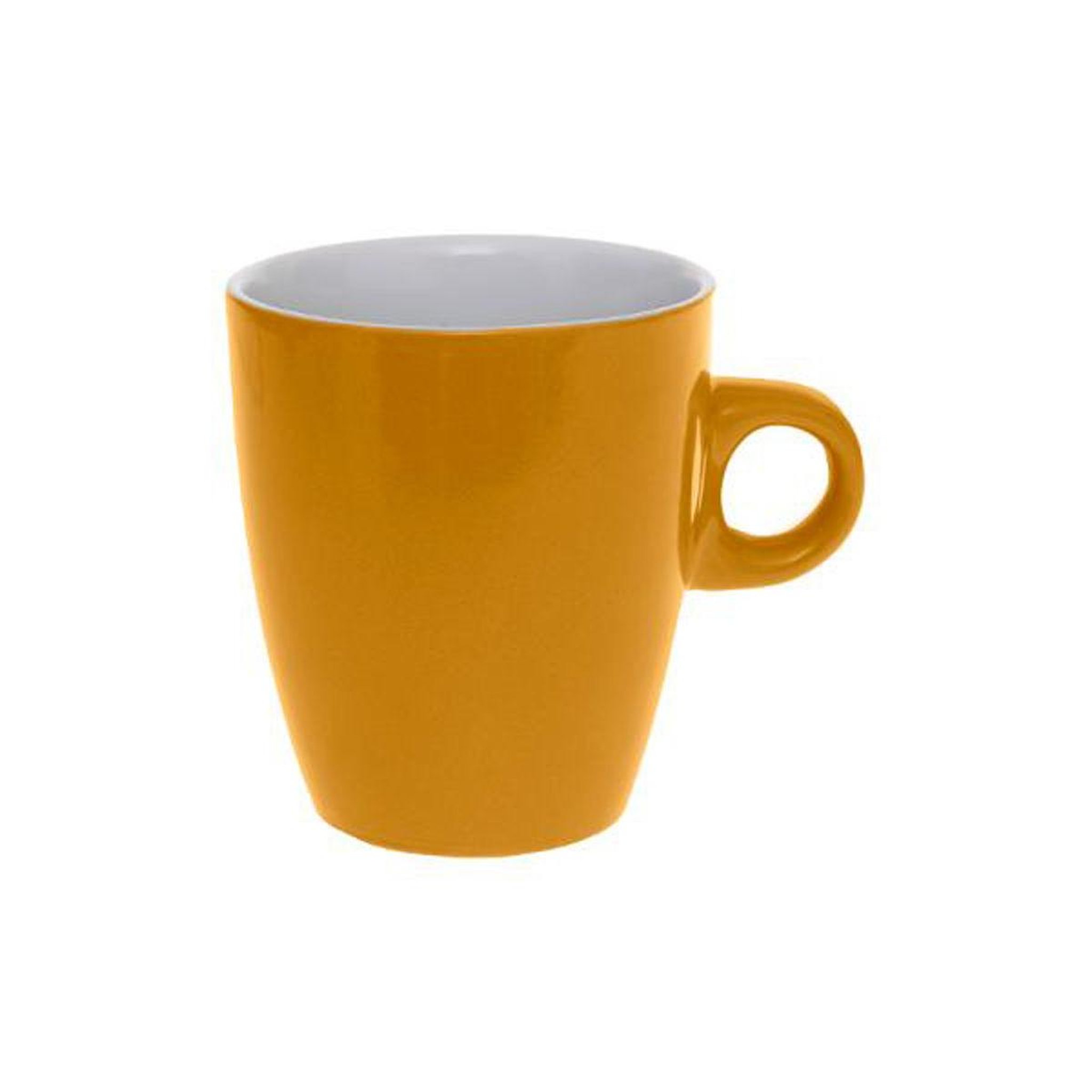 Voir la diapositive 2 : SECRET DE GOURMET Lot de 6 mugs  colorama  18cl jaune