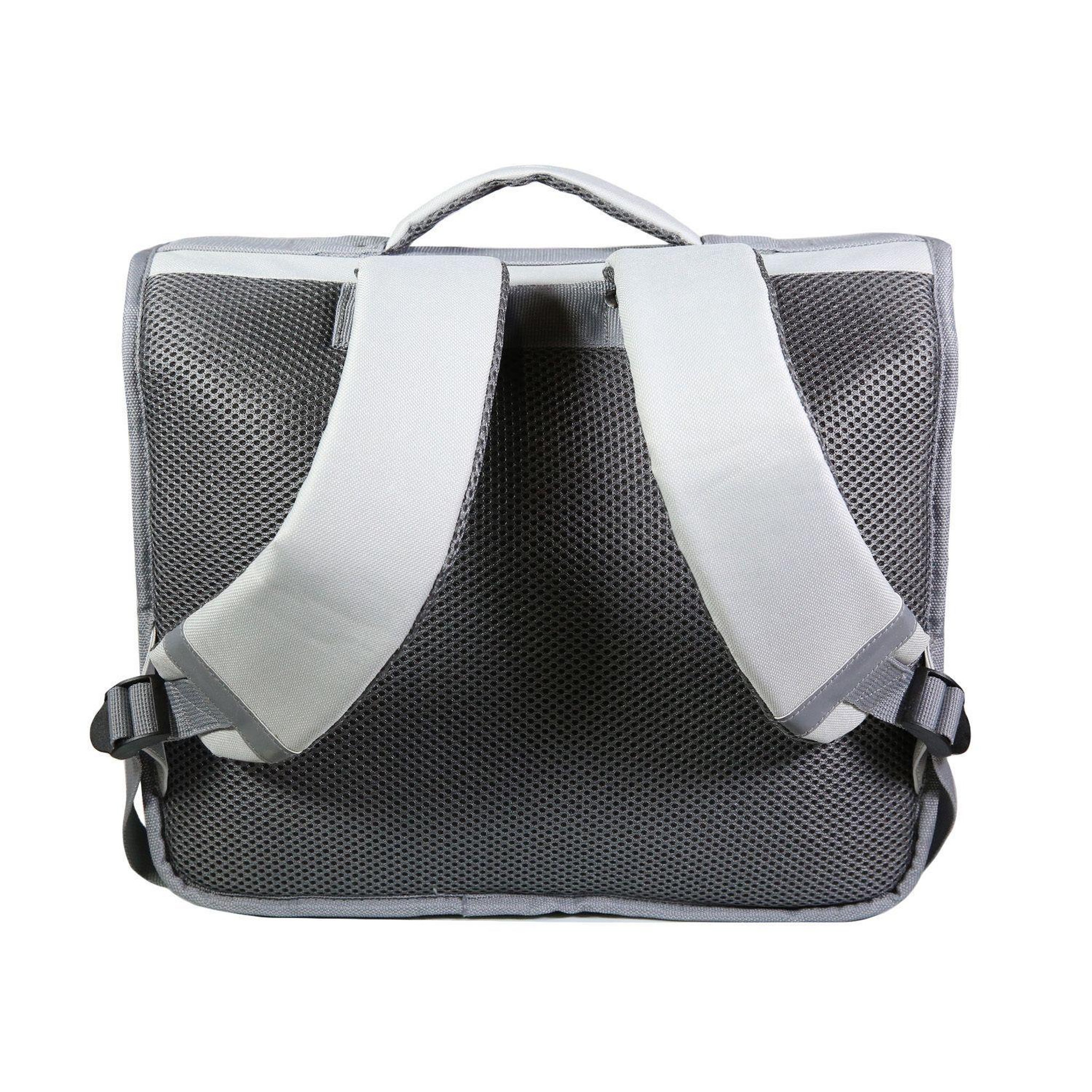 Voir la diapositive 4 : Bagtrotter BAGTROTTER Cartable 38 cm Offshore Grise Fleurs