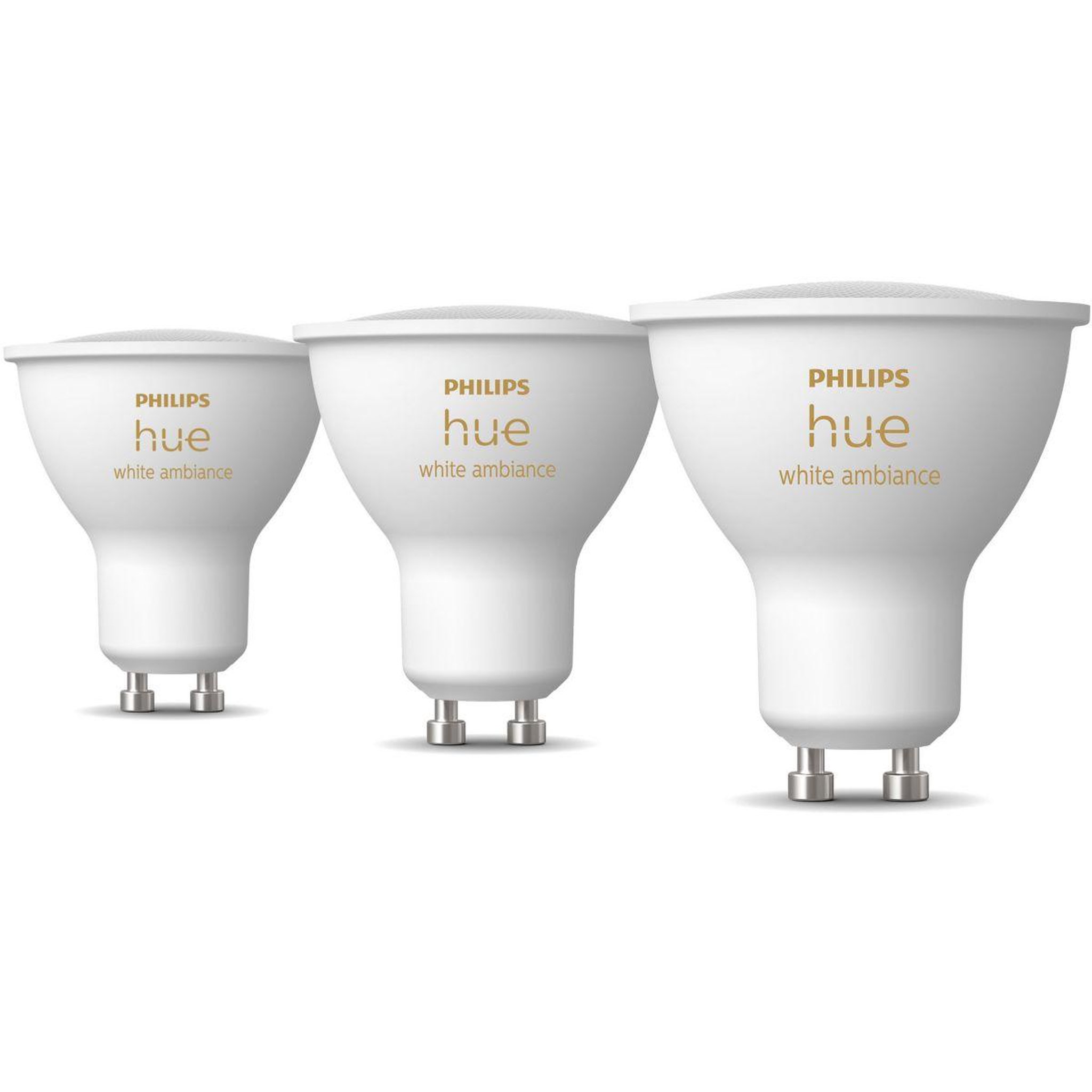 Voir la diapositive 2 : Philips Pack Pack de 3 ampoules 5W GU10 White