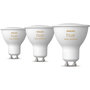 Voir la diapositive 2 : Philips Pack Pack de 3 ampoules 5W GU10 White