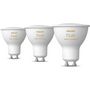 Voir la diapositive 2 : Philips Pack Pack de 3 ampoules 5W GU10 White