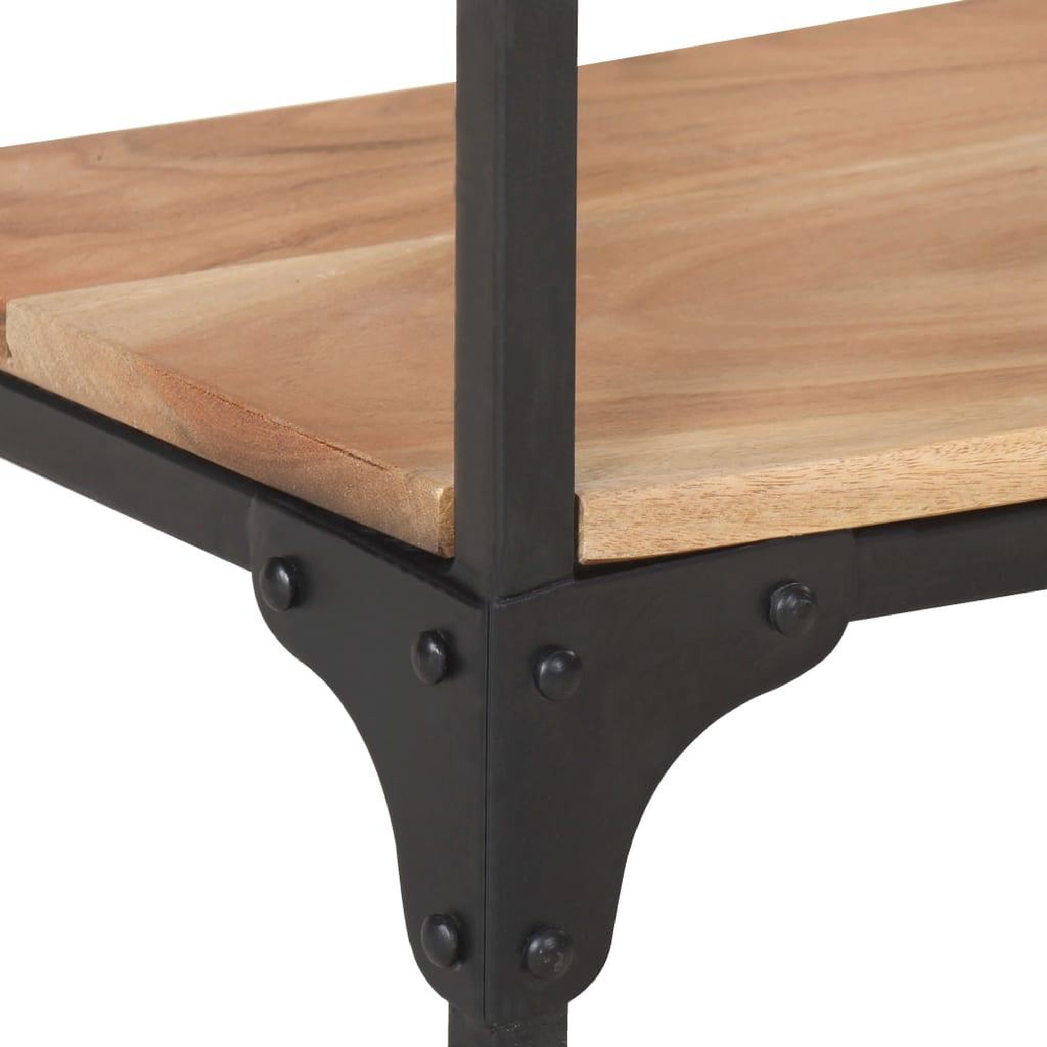 Voir la diapositive 5 : VIDAXL Table console 110x30x75 cm bois solide d'acacia