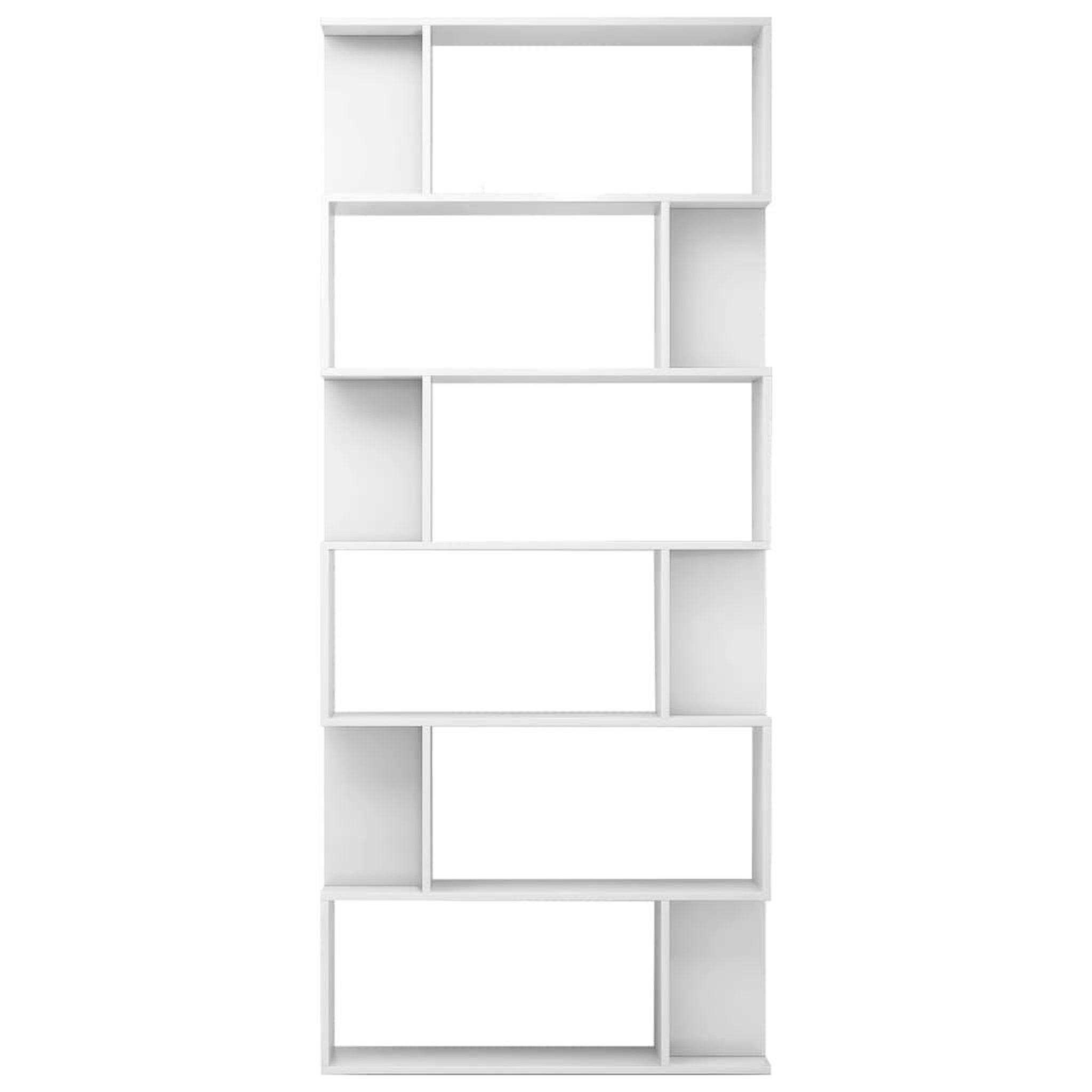 Voir la diapositive 5 : VIDAXL Bibliotheque/Separateur de piece Blanc brillant 80x24x192 cm