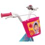 Voir la diapositive 3 : Vélo enfant - Modèle 16'' Fille  Princesse des Sables  pour enfant de 105 à 120 cm  avec stabilisateurs - Panier avant - Porte poupée arrière - 2 freins & Pneus gonflables