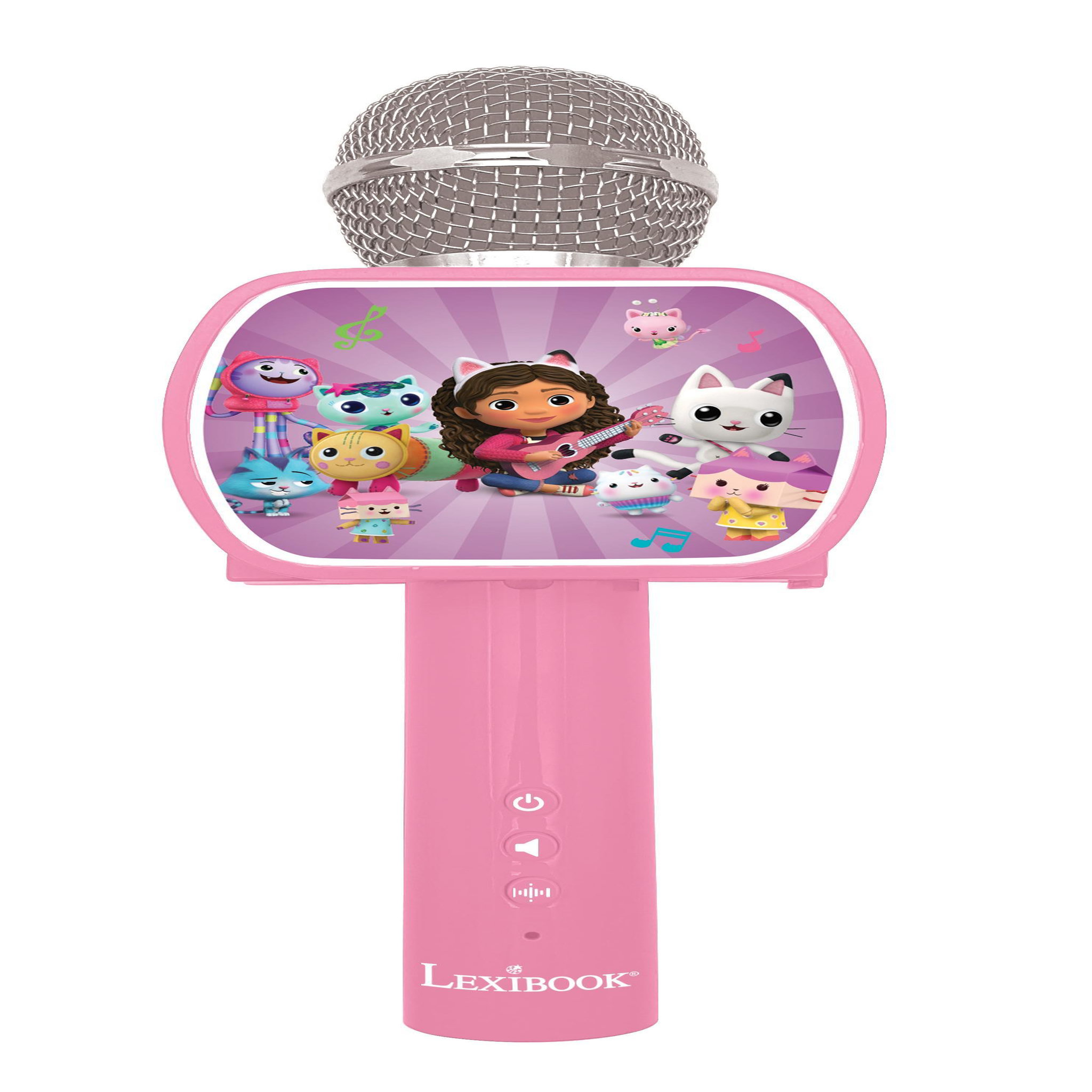 Voir la diapositive 1 : Lexibook Micro Karaoké Sans Fil Gabby avec Enceinte Bluetooth