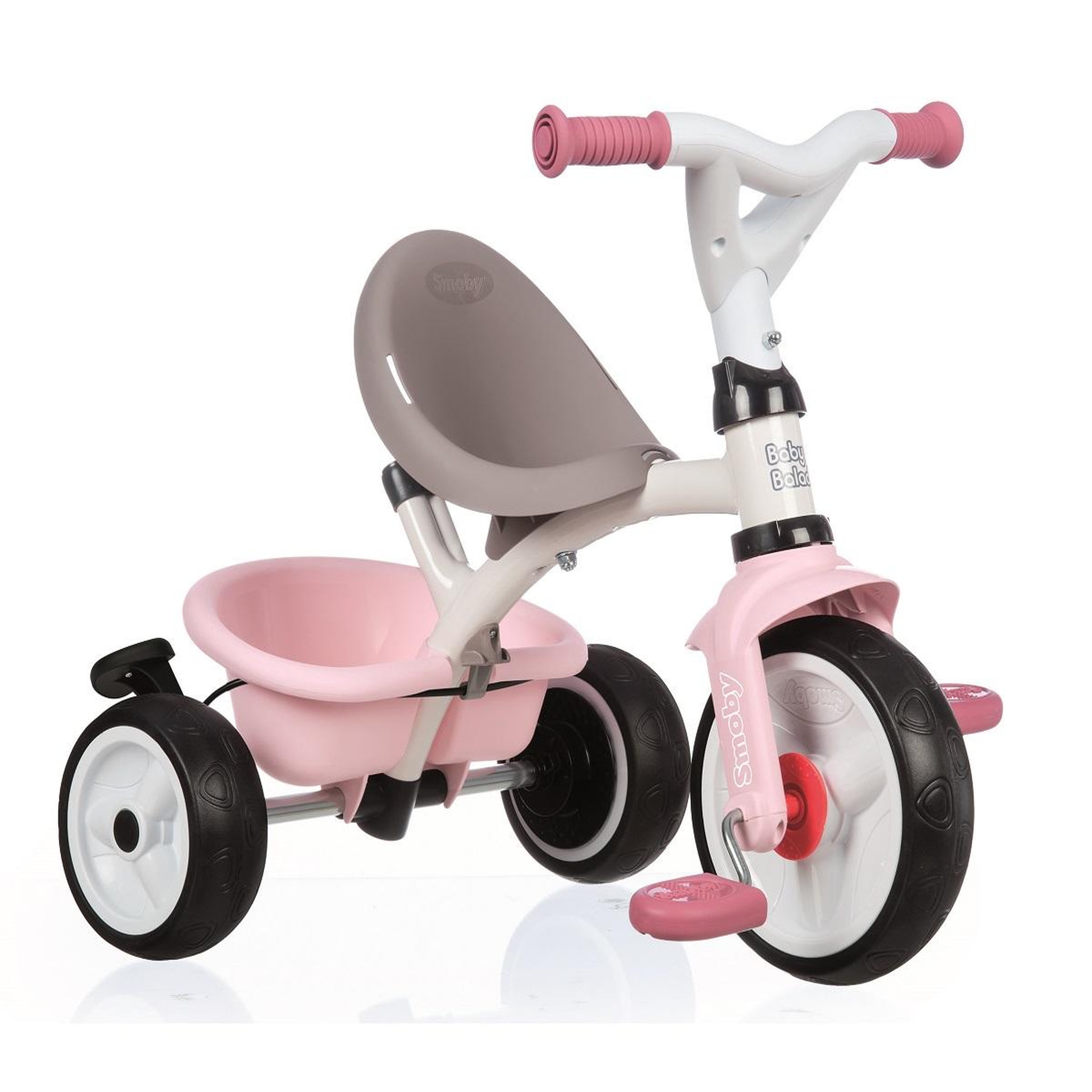 Voir la diapositive 3 : SMOBY Tricycle Baby balade plus Rose