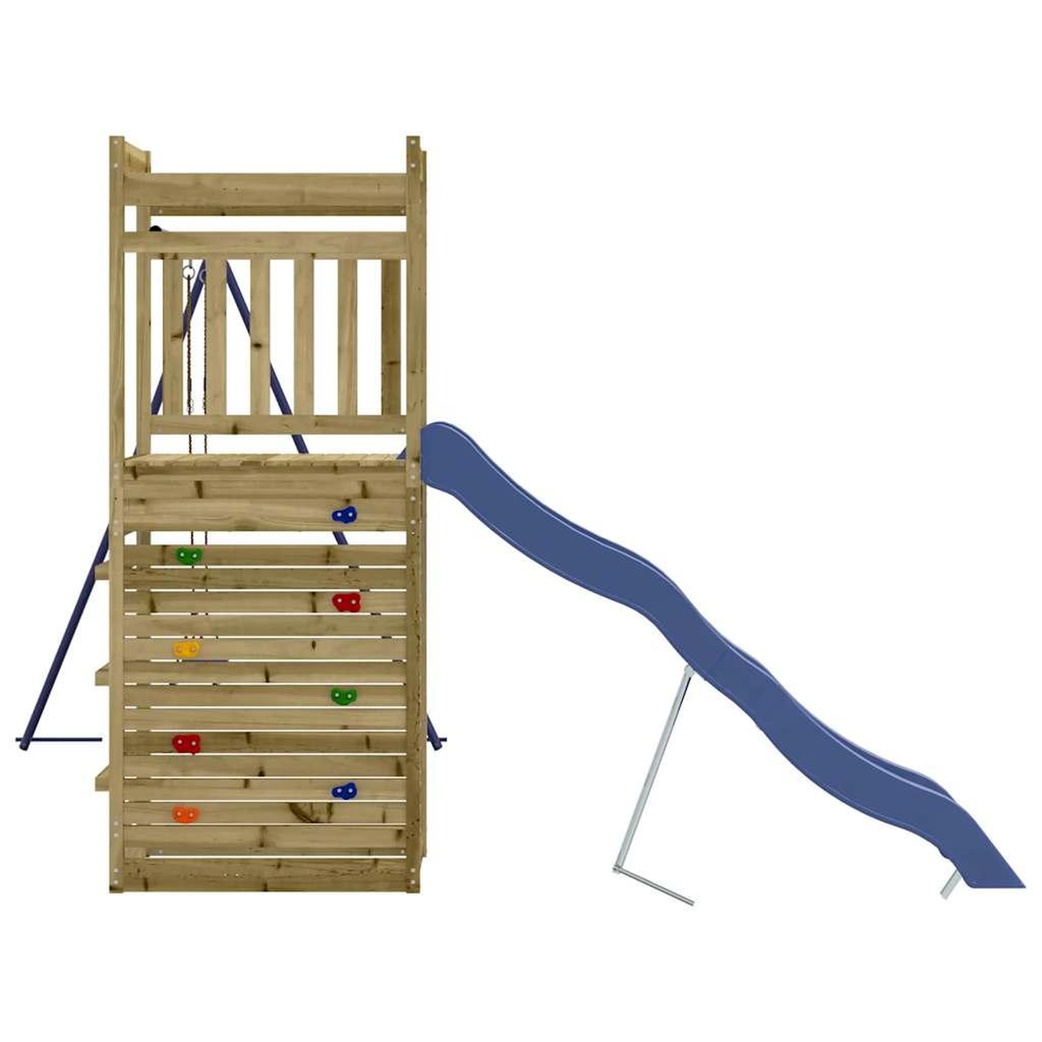 Voir la diapositive 5 : VIDAXL Aire de jeux d'exterieur bois de pin impregne