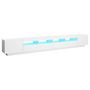Voir la diapositive 2 : VIDAXL Meuble TV avec lumieres LED Blanc 300x35x40 cm