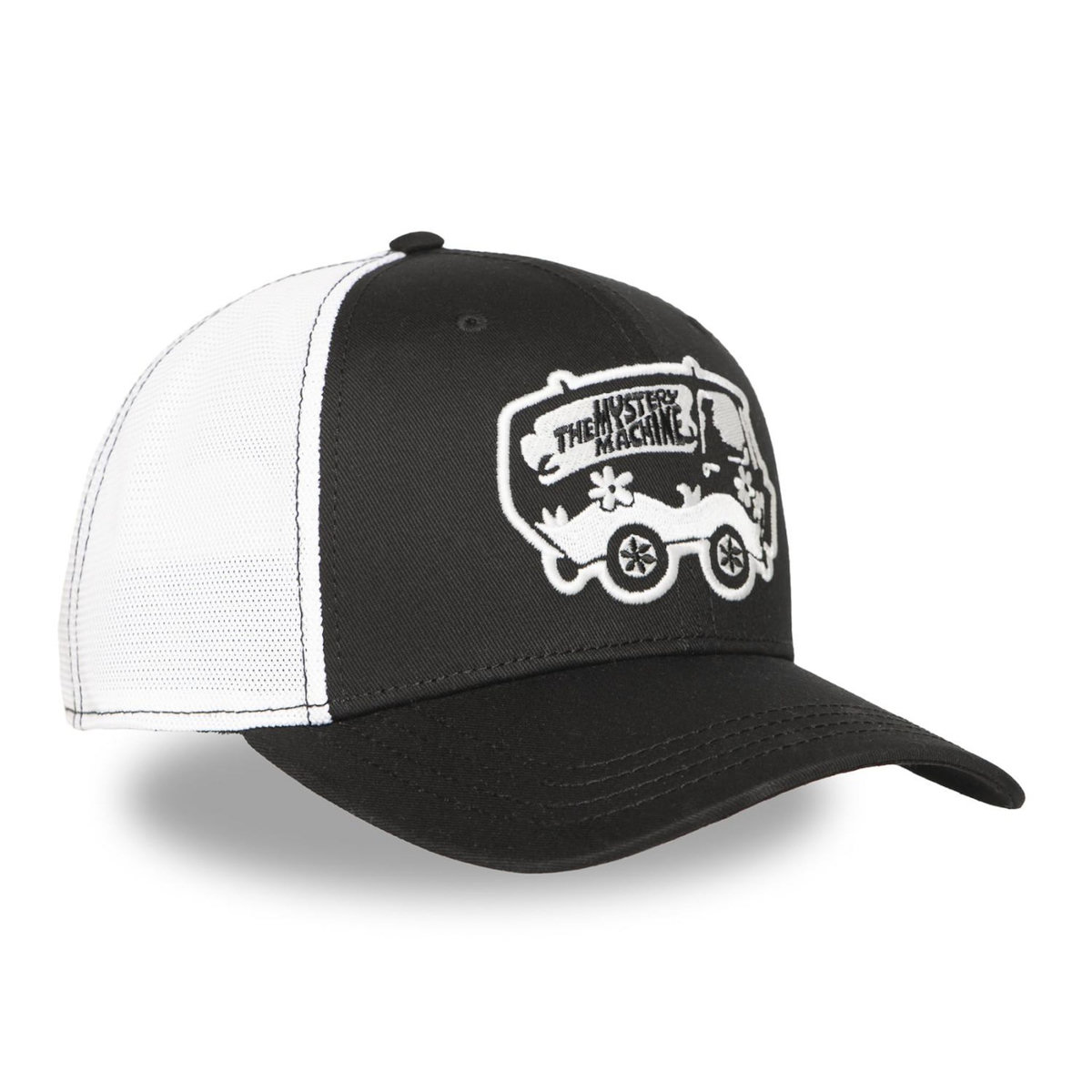 CAPSLAB Casquette trucker prenium semi curved Logo Bakugo