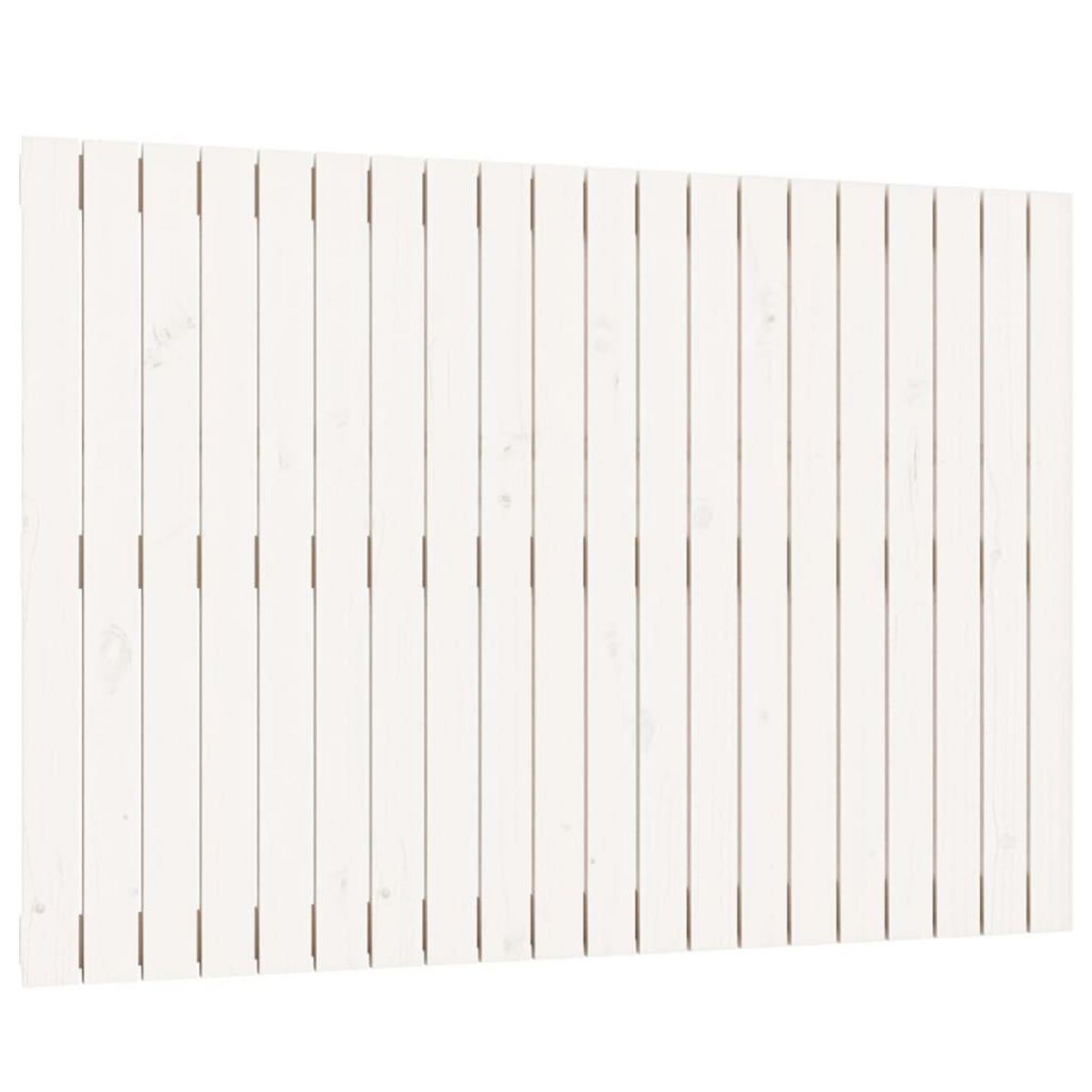 VIDAXL Tete de lit murale Blanc 127,5x3x90 cm Bois massif de pin