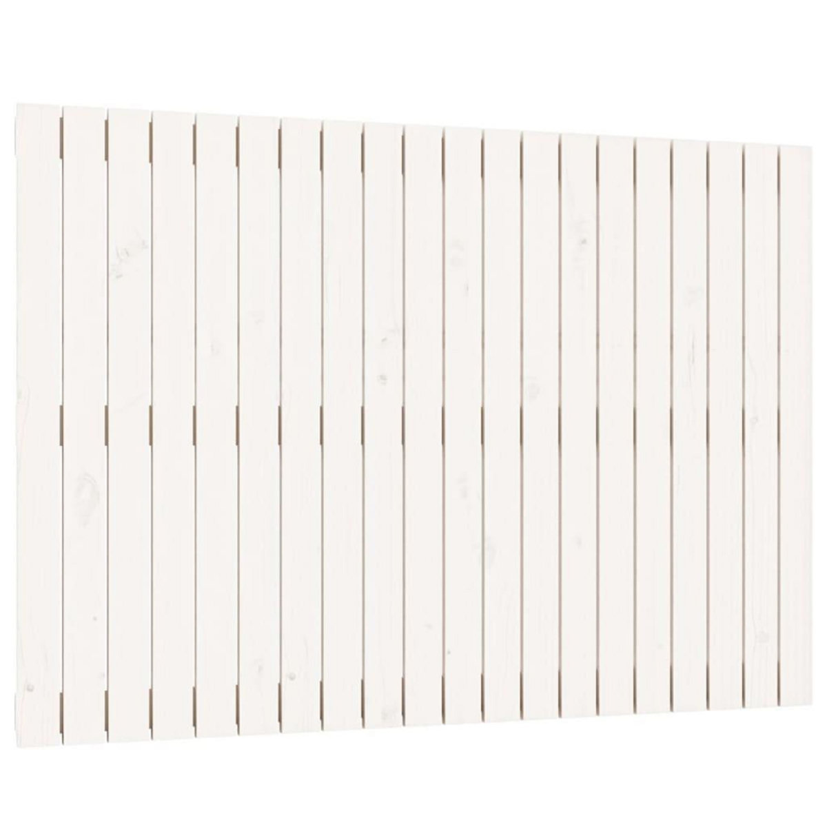 VIDAXL Tete de lit murale Blanc 127,5x3x90 cm Bois massif de pin