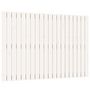 Voir la diapositive 2 : VIDAXL Tete de lit murale Blanc 127,5x3x90 cm Bois massif de pin