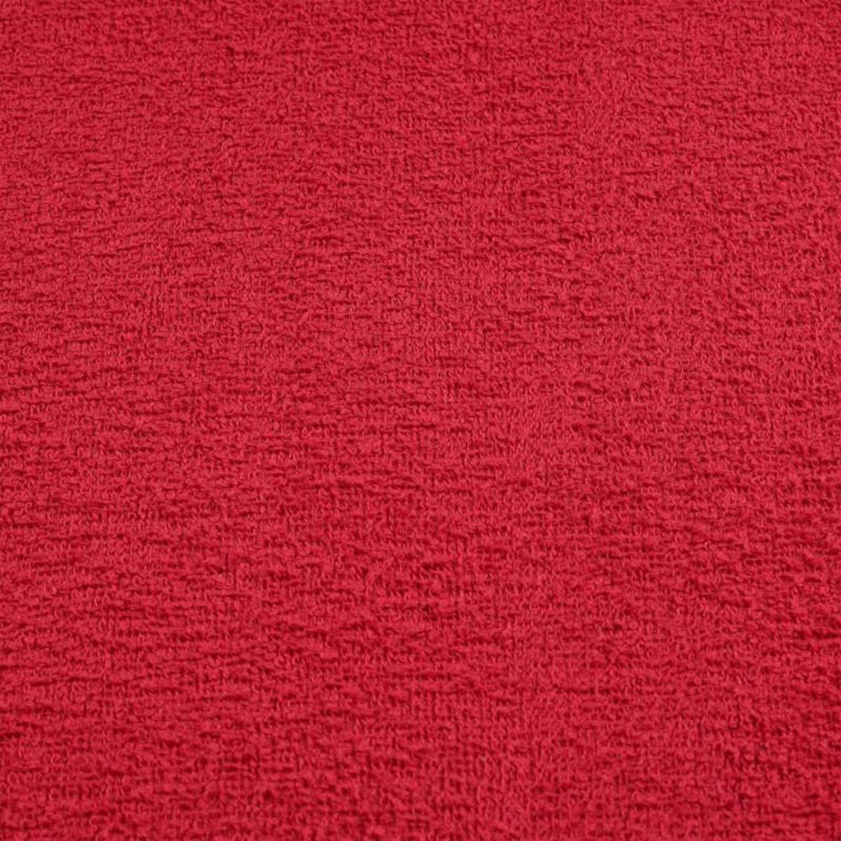 VIDAXL Serviettes 4 pcs rouge 100x200 cm 360 g m² 100% coton