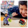 Voir la diapositive 7 : LEGO City Stuntz 60296 La moto de la cascade Roue arrière