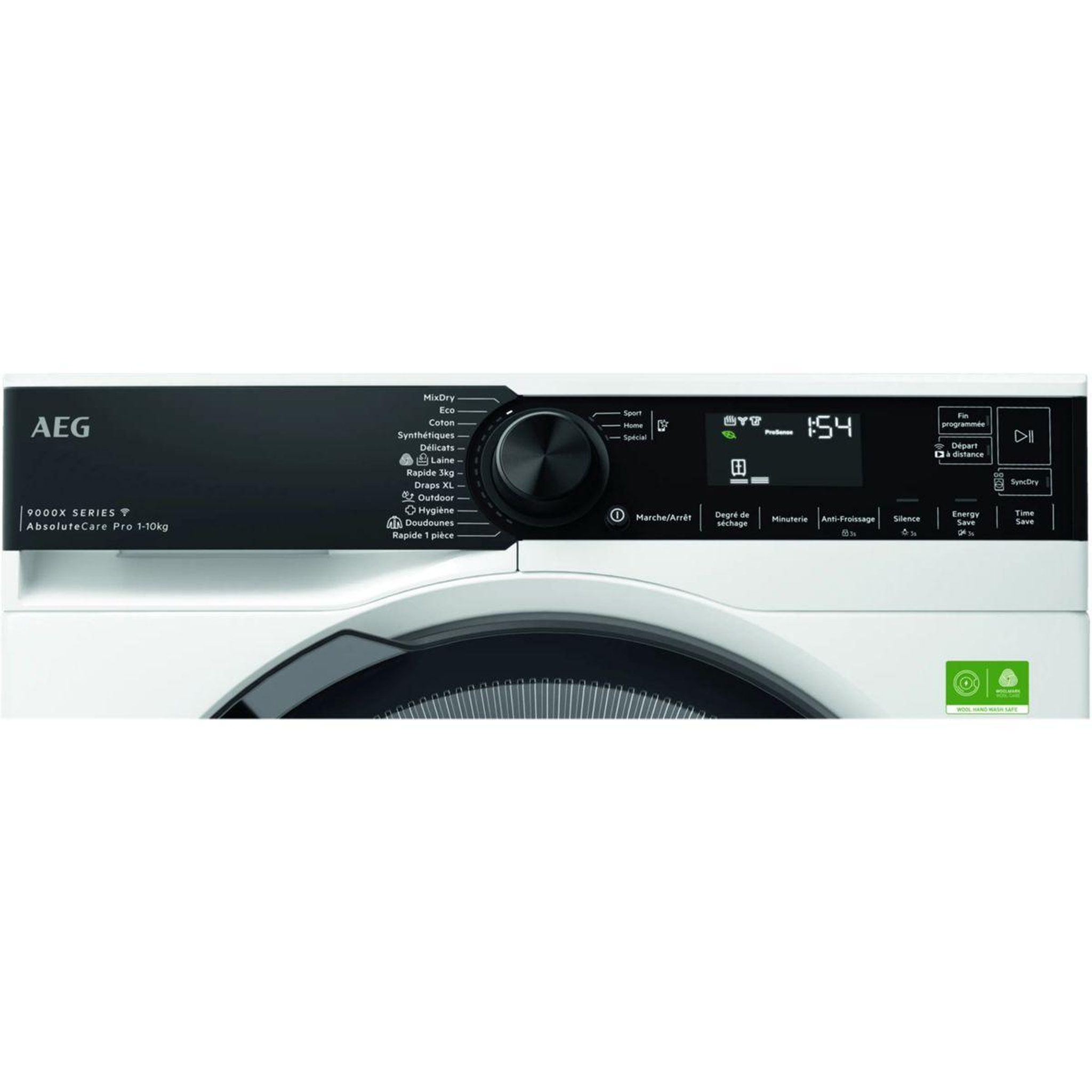 Voir la diapositive 2 : AEG Sèche linge pompe à chaleur TR9XA103PA 10kg - Capacité géante XXL & Ultra-silencieux & Connecté & Basse consommation
