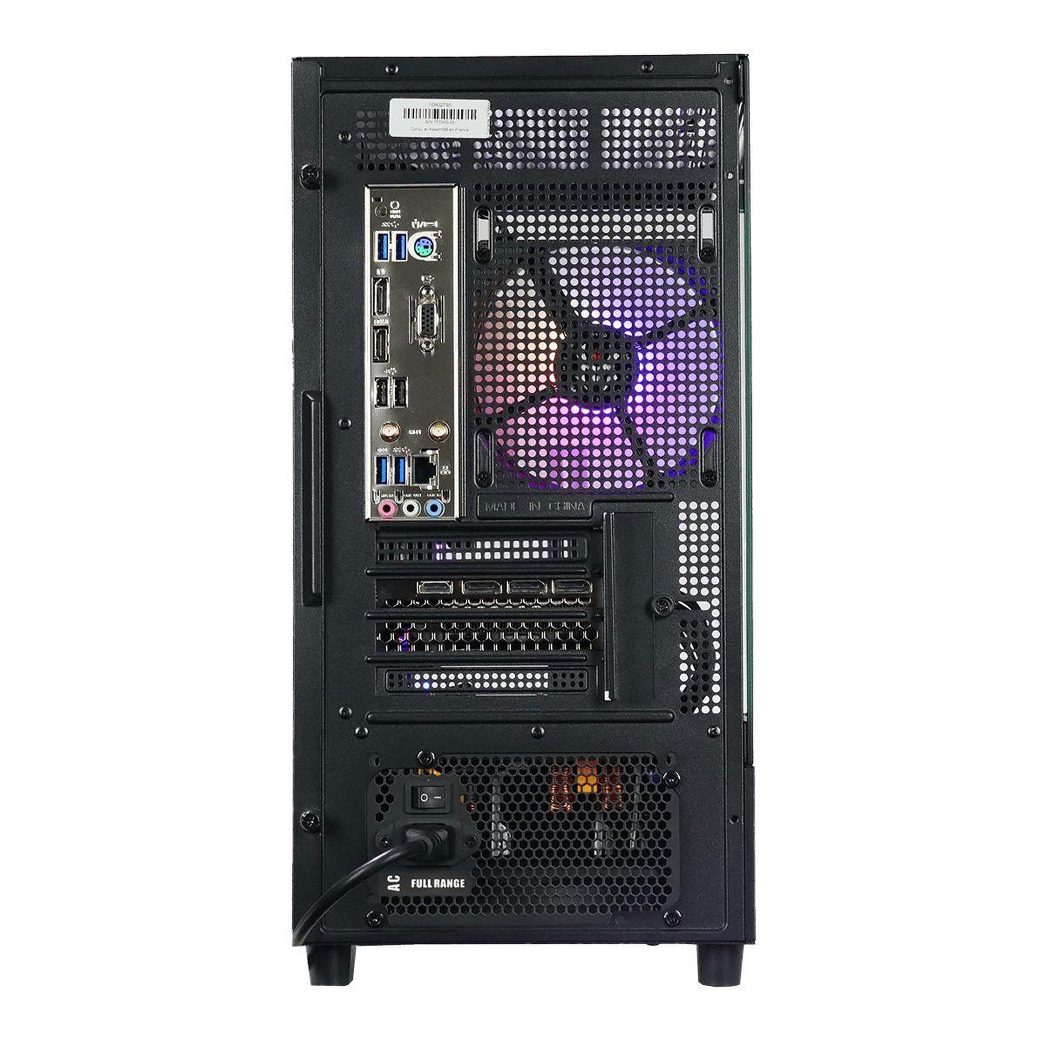 Voir la diapositive 4 : MRED PC Gamer AMD Ryzen 5 5500 - NVIDIA GeForce RTX 5050 - 16 Go RAM DDR4 - SSD 512 Go Sans OS