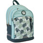 Voir la diapositive 3 : AUCHAN Sac à dos 2 compartiments 43 cm bleu Tropical Move