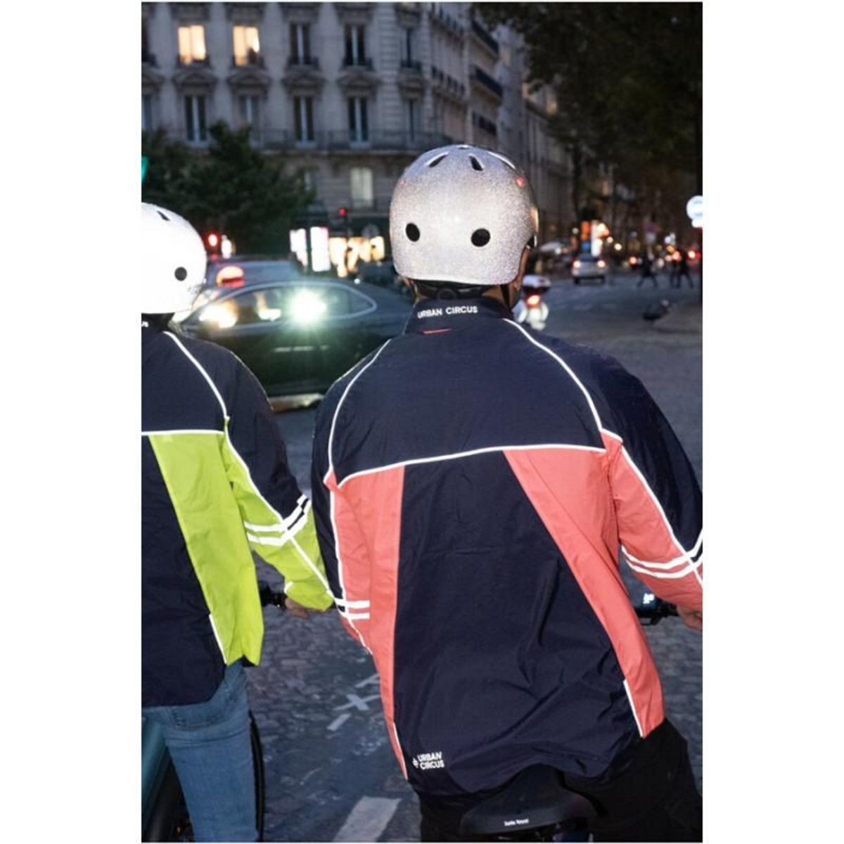 URBAN CIRCUS Casque vélo Urban Circus Casque velo reflechissant Blanc