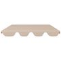 Voir la diapositive 3 : VIDAXL Toit de rechange de balançoire beige 150/130x105/70 cm