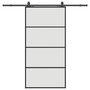 Voir la diapositive 2 : VIDAXL Porte coulissante kit de quincaillerie noir 102,5x205 cm