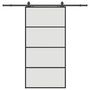 Voir la diapositive 2 : VIDAXL Porte coulissante kit de quincaillerie noir 102,5x205 cm